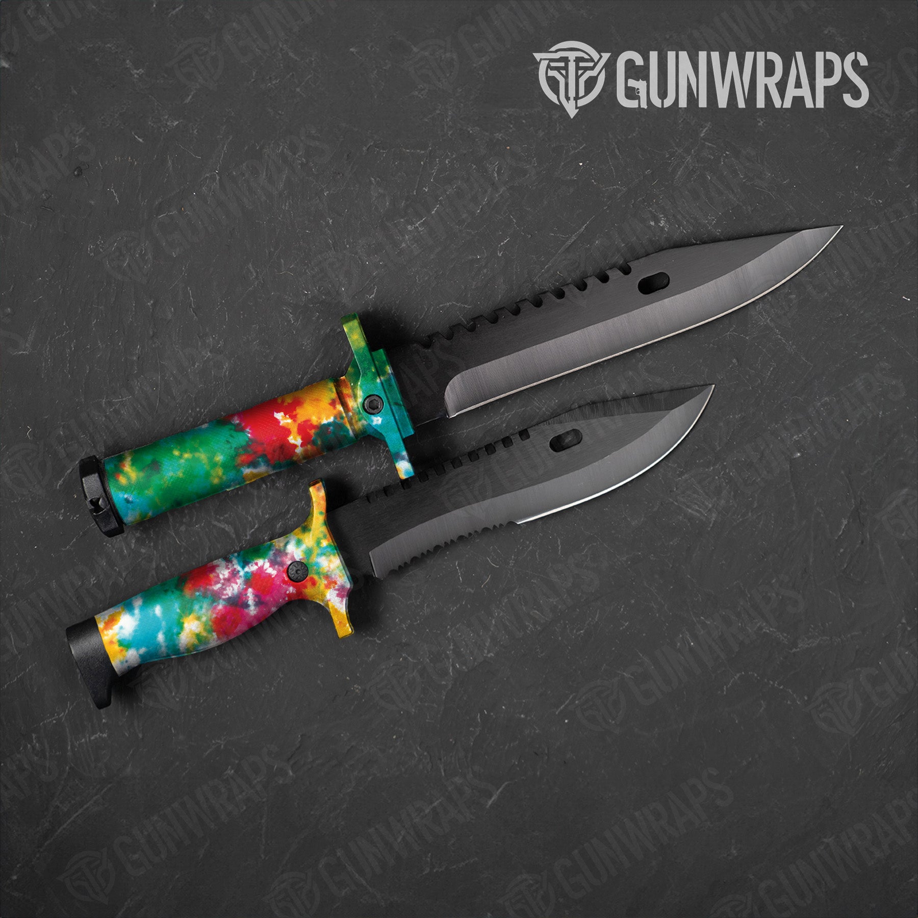 Knife Tie Dye Jungle Fever Gear Skin Vinyl Wrap