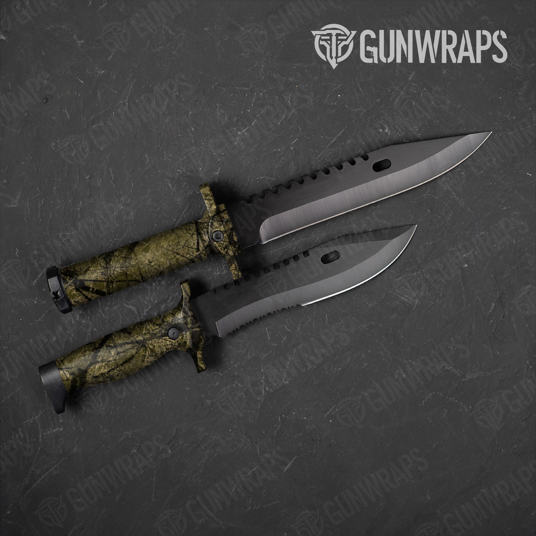 Knife Substrate Savannah Stalker Camo Gear Skin Vinyl Wrap Film Sale