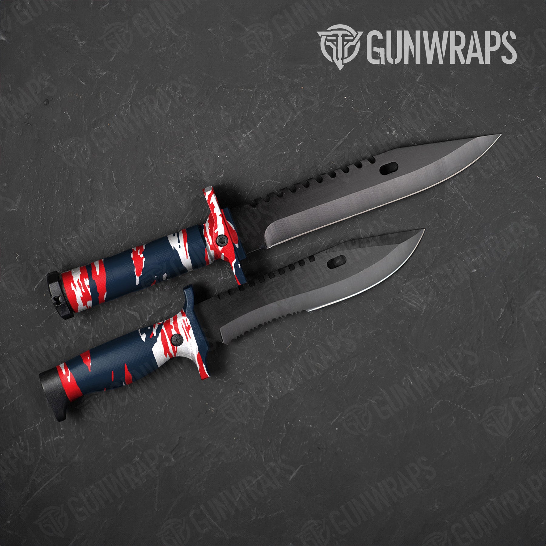 Knife Vietnam Tiger Stripe America Gun Skin Vinyl Wrap Online