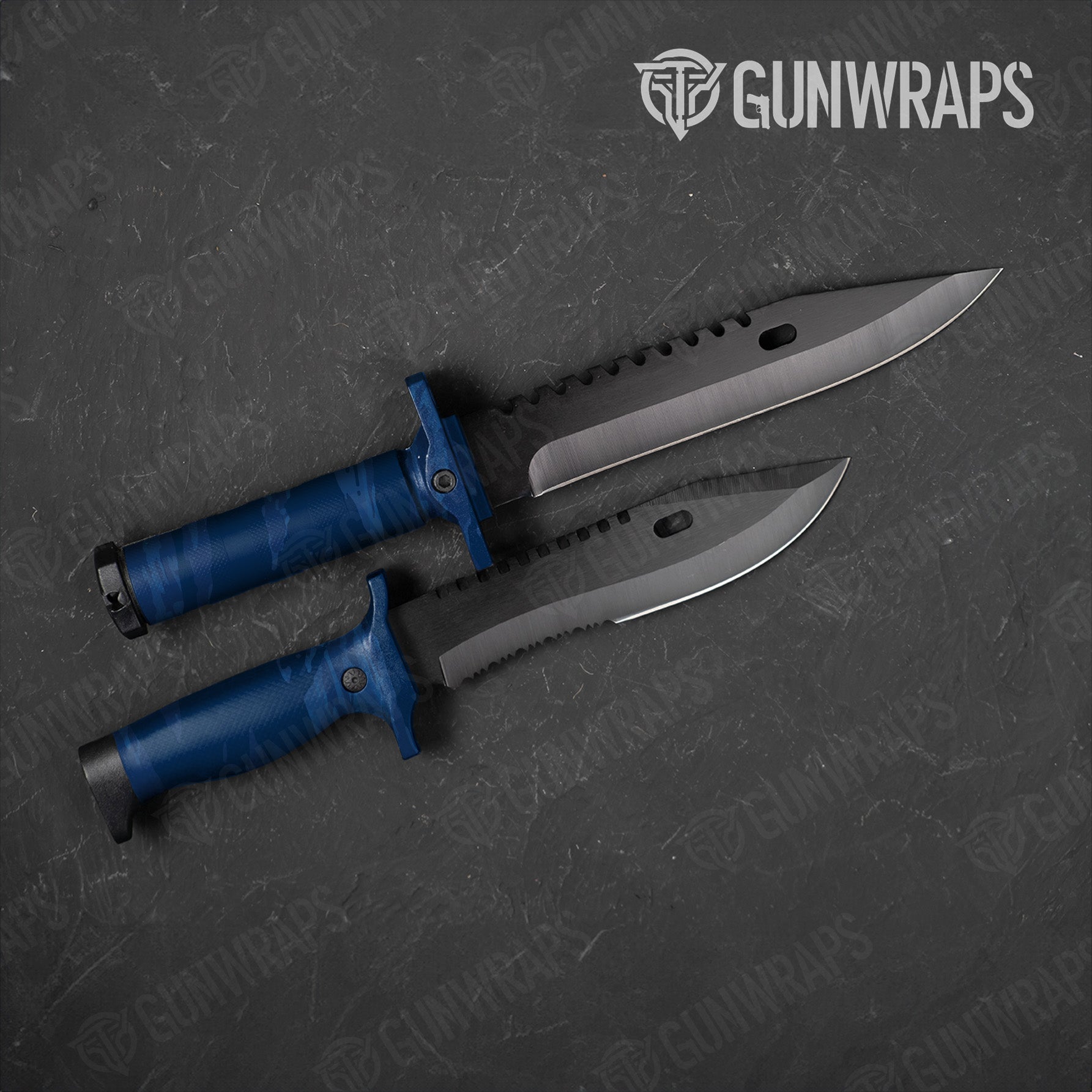 Knife Vietnam Tiger Stripe Elite Black Gun Skin Vinyl Wrap on Sale