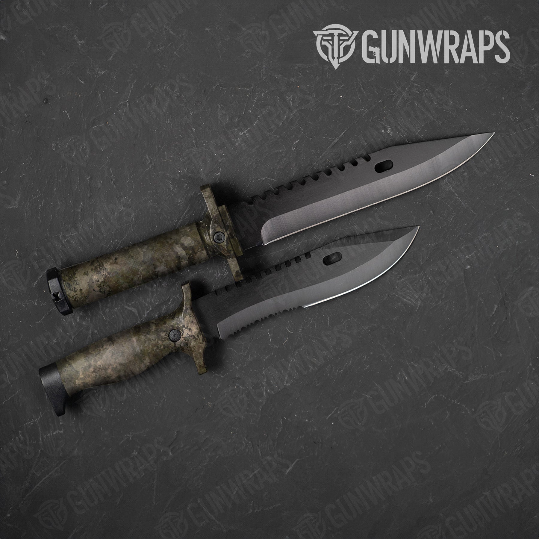 Knife Substrate Stealth Camo Gear Skin Vinyl Wrap Film Supply